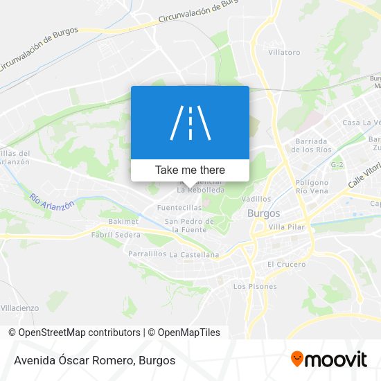 Avenida Óscar Romero map