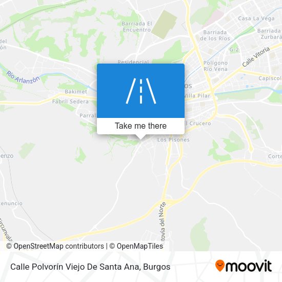 Calle Polvorín Viejo De Santa Ana map