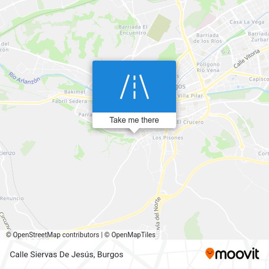 Calle Siervas De Jesús map