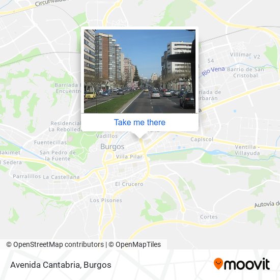 Avenida Cantabria map