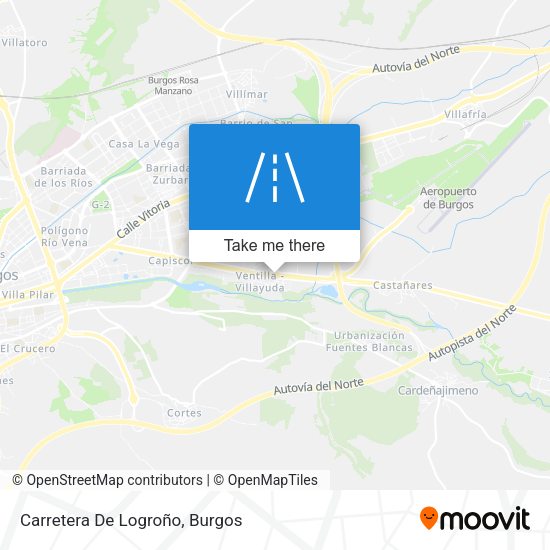 Carretera De Logroño map