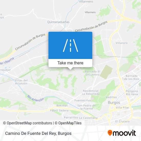 Camino De Fuente Del Rey map