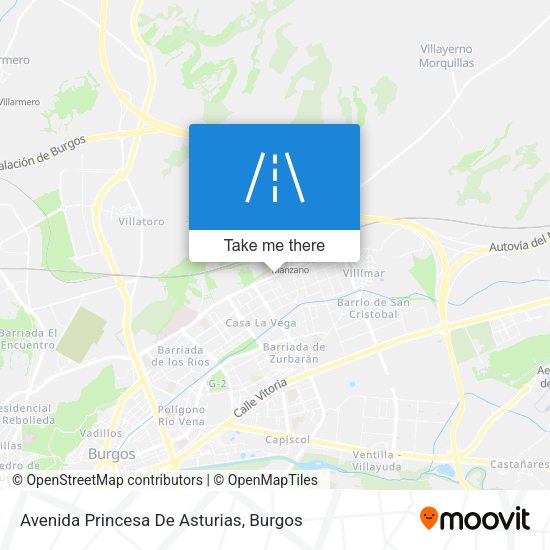 Avenida Princesa De Asturias map