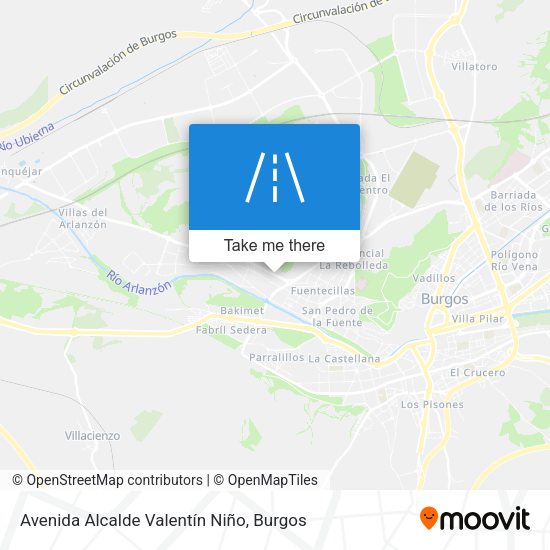 Avenida Alcalde Valentín Niño map