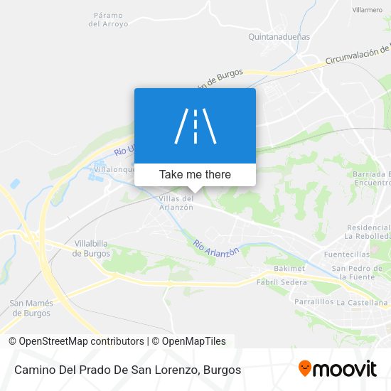 Camino Del Prado De San Lorenzo map