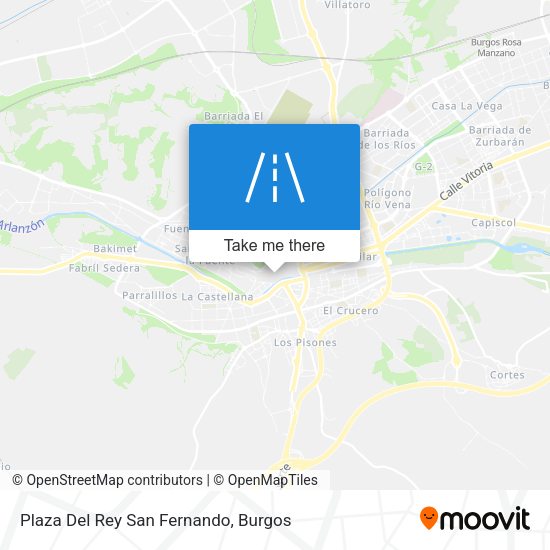 Plaza Del Rey San Fernando map