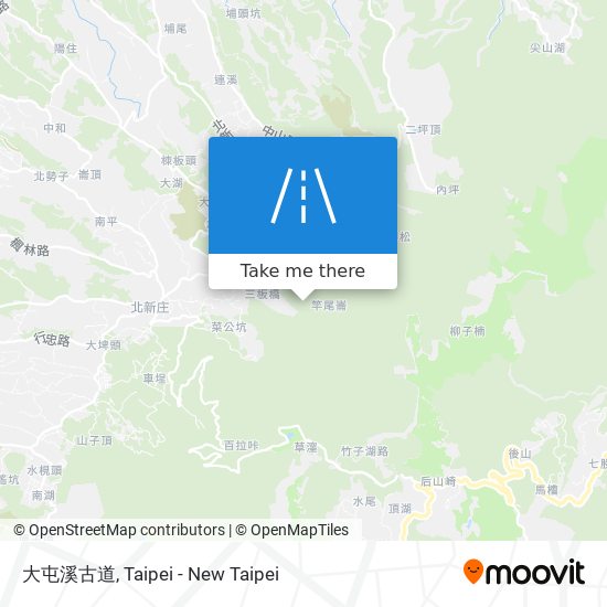 大屯溪古道 map