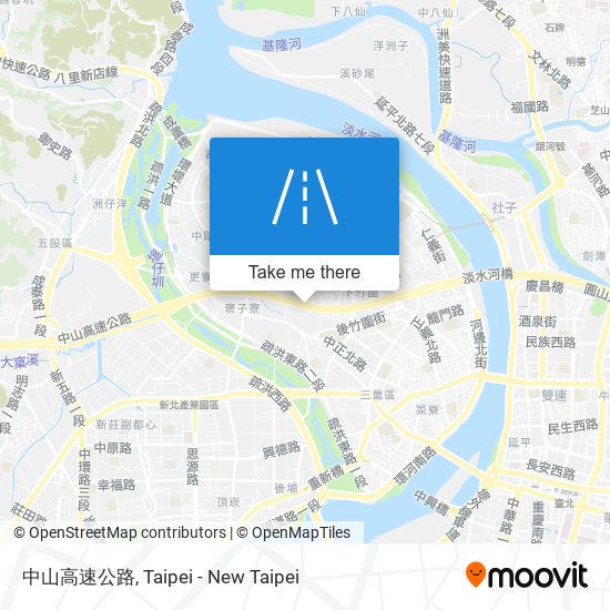 中山高速公路 map