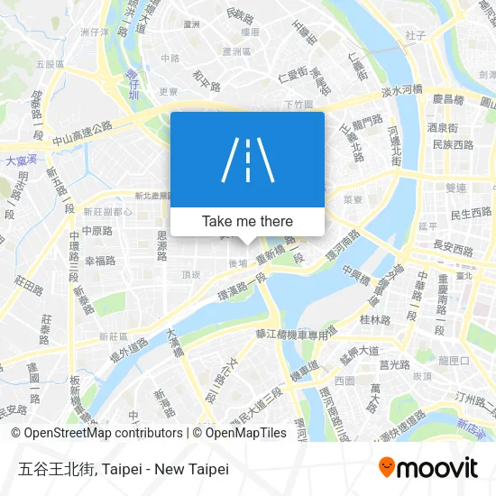 五谷王北街地圖
