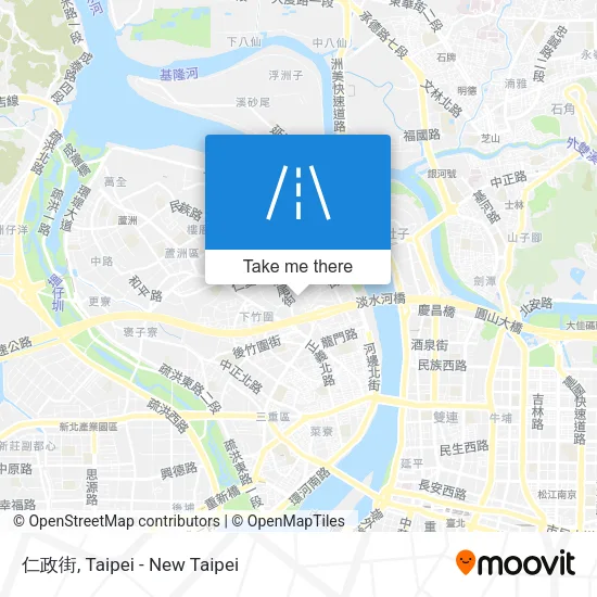 仁政街 map