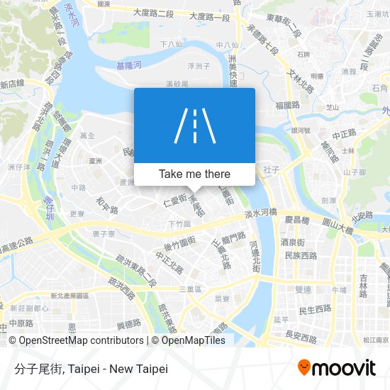 分子尾街 map