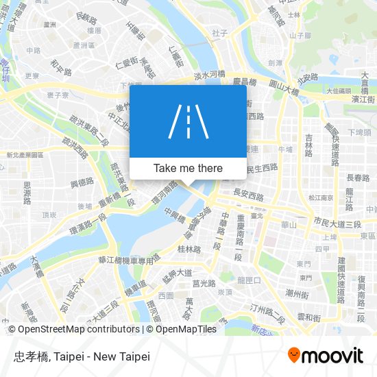 忠孝橋 map