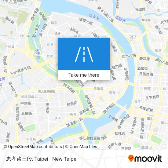 忠孝路三段 map