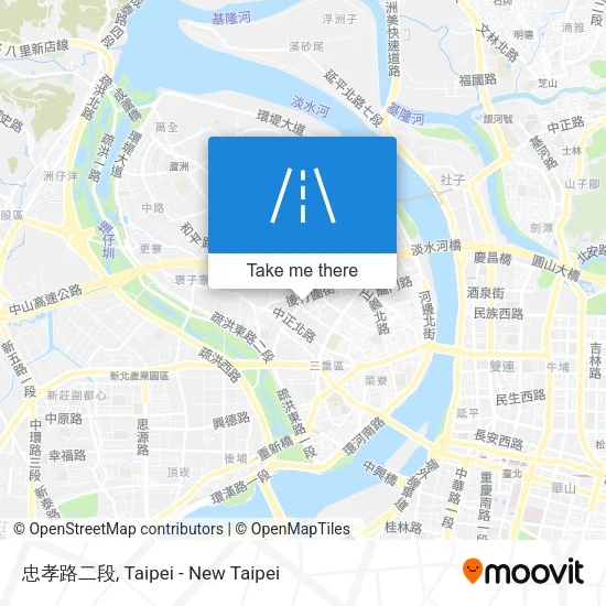 忠孝路二段地圖