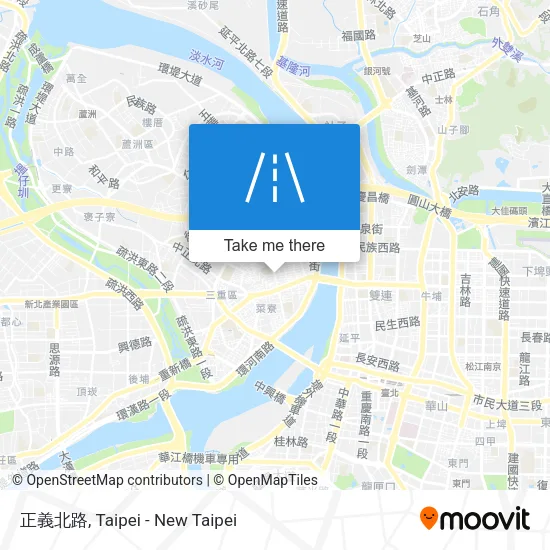 正義北路地圖