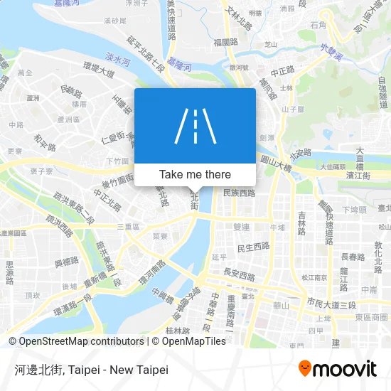 河邊北街 map
