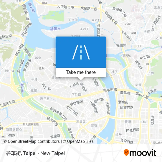 碧華街 map