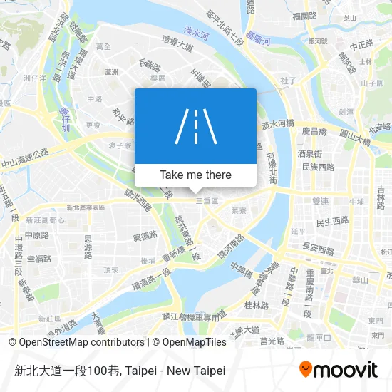 新北大道一段100巷地圖