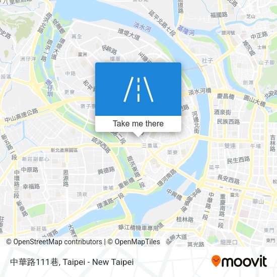 中華路111巷地圖