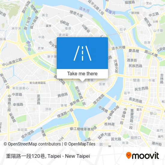 重陽路一段120巷地圖