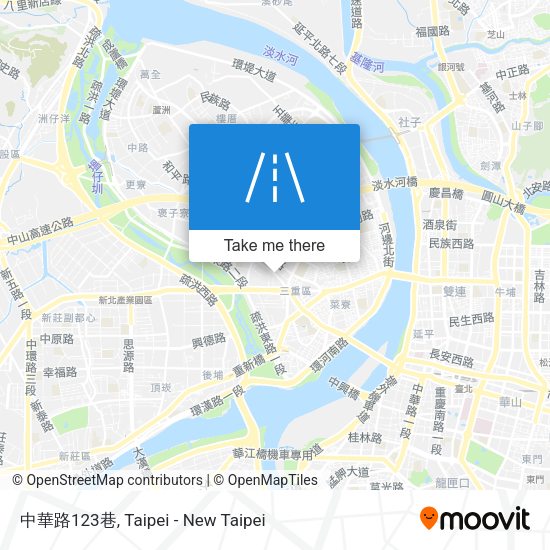 中華路123巷地圖
