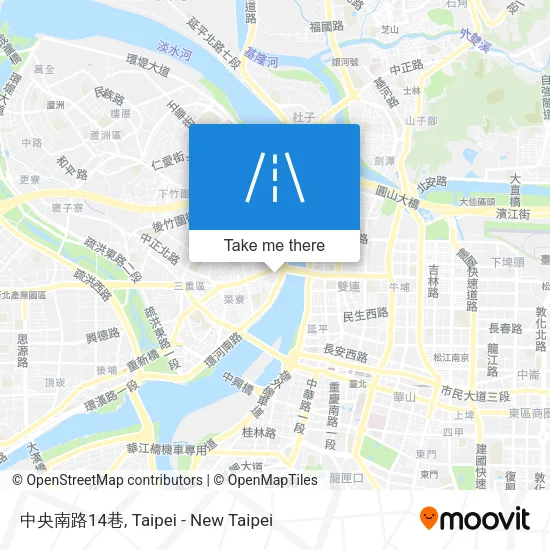 中央南路14巷地圖