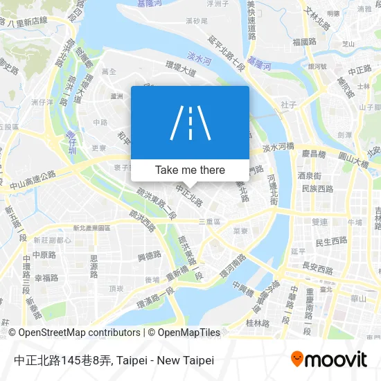 中正北路145巷8弄地圖