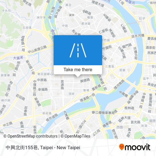 中興北街155巷地圖