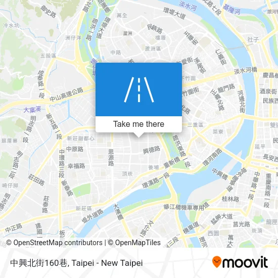 中興北街160巷地圖