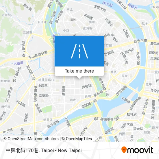 中興北街170巷地圖