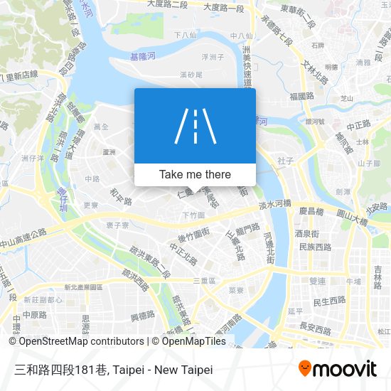 三和路四段181巷地圖