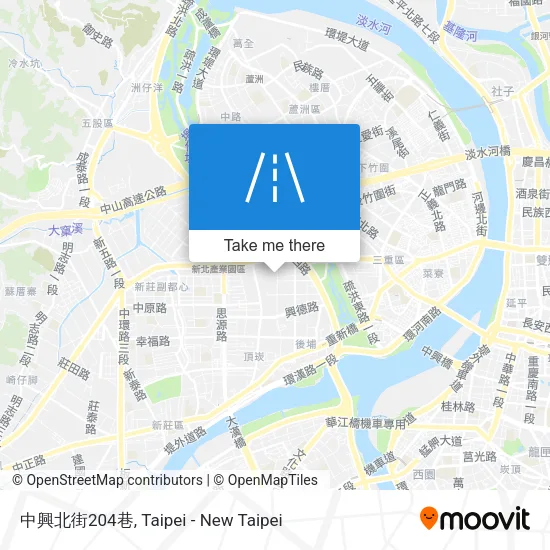 中興北街204巷地圖