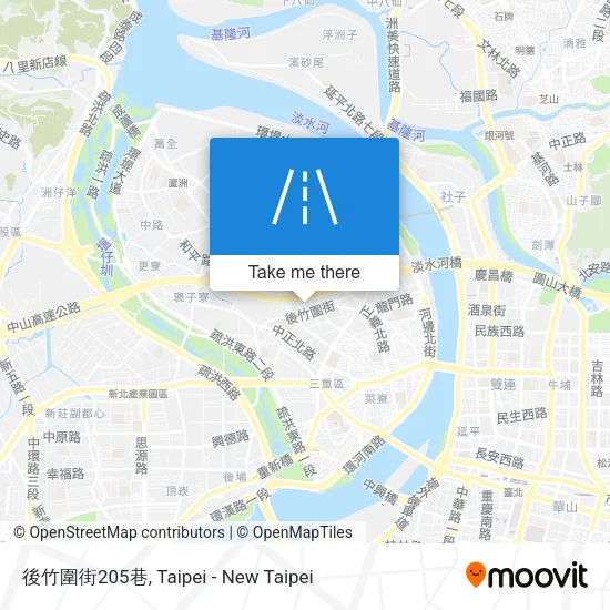 後竹圍街205巷地圖