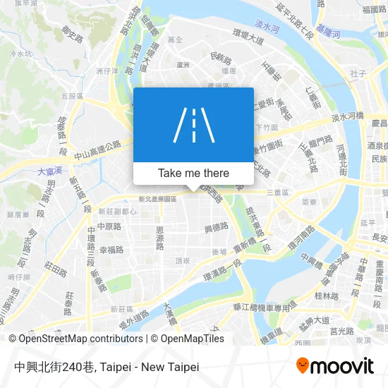 中興北街240巷地圖