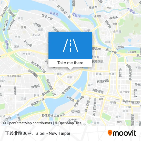 正義北路36巷 map