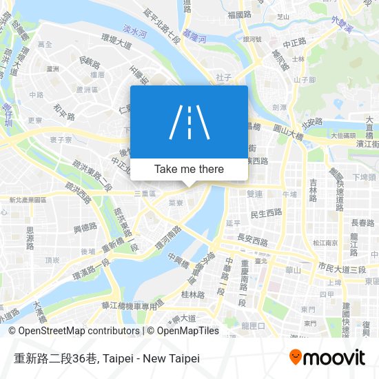 重新路二段36巷地圖