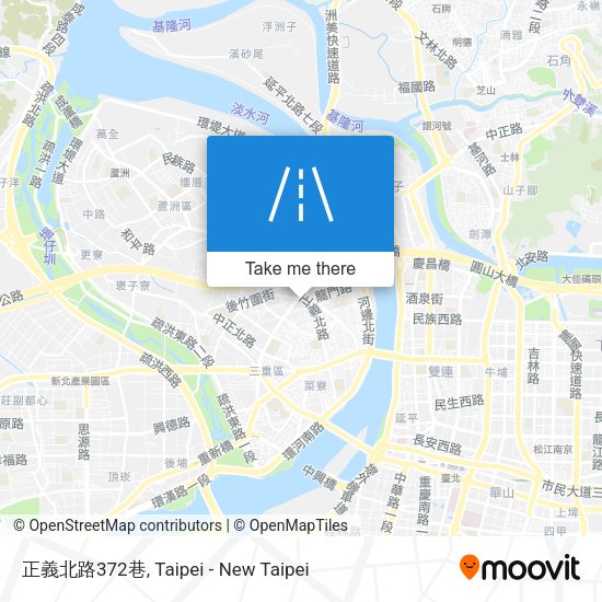 正義北路372巷 map