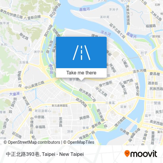 中正北路393巷地圖