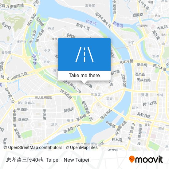 忠孝路三段40巷地圖