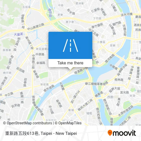 重新路五段613巷地圖