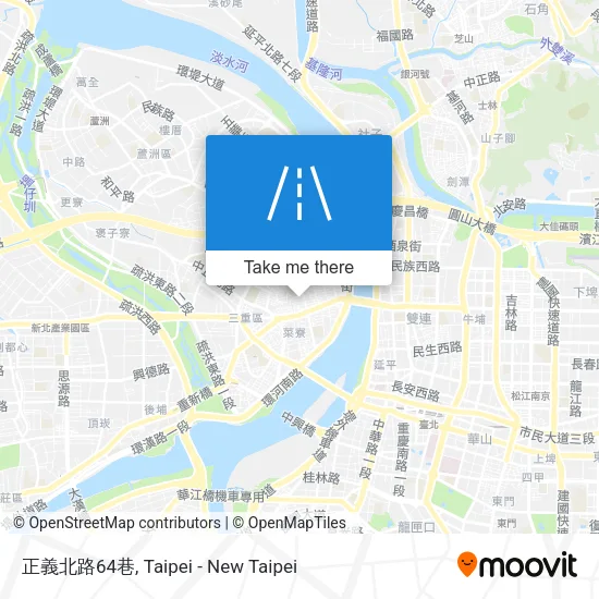 正義北路64巷地圖