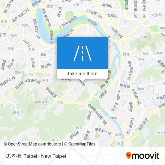 忠孝街地圖