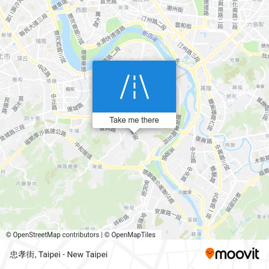 忠孝街 map