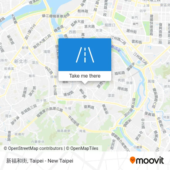 新福和街 map