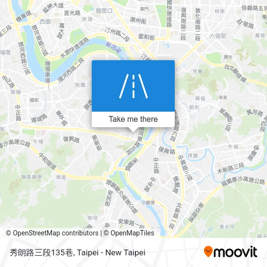 秀朗路三段135巷地圖