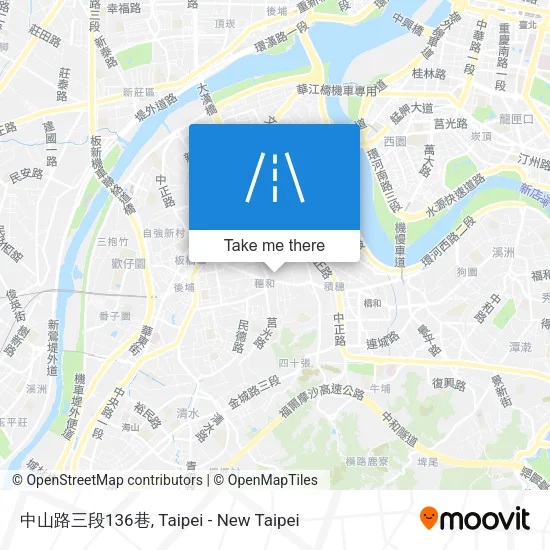 中山路三段136巷地圖