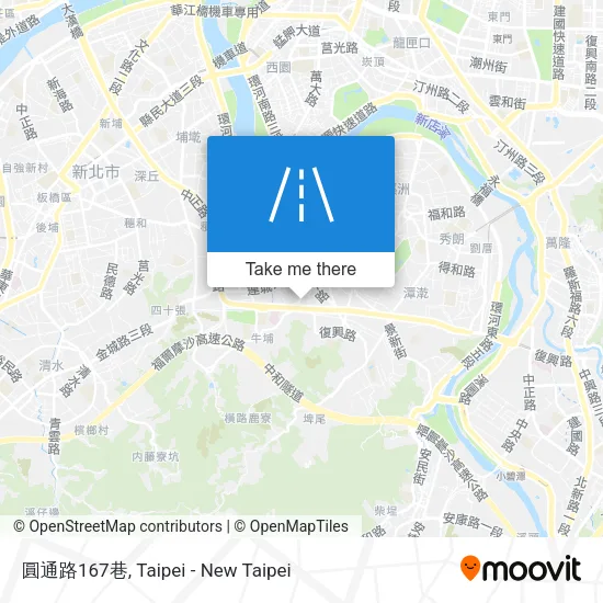 圓通路167巷 map