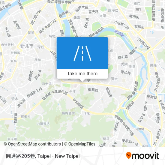 圓通路205巷 map