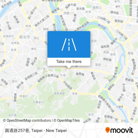 圓通路257巷 map