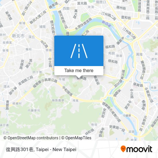 復興路301巷地圖